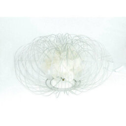 Orsina 55.5Cm Glass & Brass Finish Table Lamp With White Shade, Glass Dome Base Lamp, Classic Side Lamp For Lounge