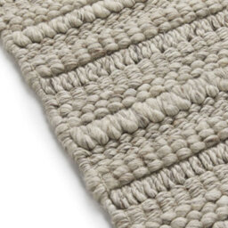 Melrose Hand Woven Textured Taupe Sahara Wool Large Indoor Area Rug 160/230Cm - thumbnail 3