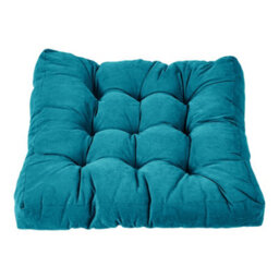 Living And Home Supportive And Comfortable Corduroy Chair Cushion Seat Pad Tatami Cushion Indoor And Outdoor 55Cm W X 55Cm D X 5Cm H Blue - thumbnail 5