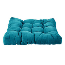 Living And Home Supportive And Comfortable Corduroy Chair Cushion Seat Pad Tatami Cushion Indoor And Outdoor 55Cm W X 55Cm D X 5Cm H Blue - thumbnail 6