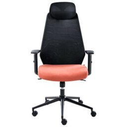 Beliani  Office Chair Oryn Fabric Red - thumbnail 6