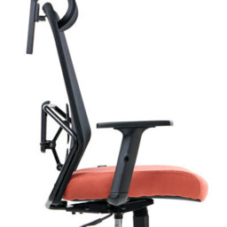 Beliani  Office Chair Oryn Fabric Red - thumbnail 7