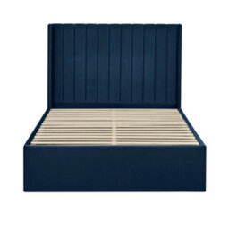 Oakham Coral Royal Blue Dual Storage Door Bed -  Double (135Cm) - thumbnail 4
