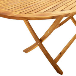 Berkfield 9 Piece Garden Dining Set Solid Wood Acacia And Textilene - thumbnail 8