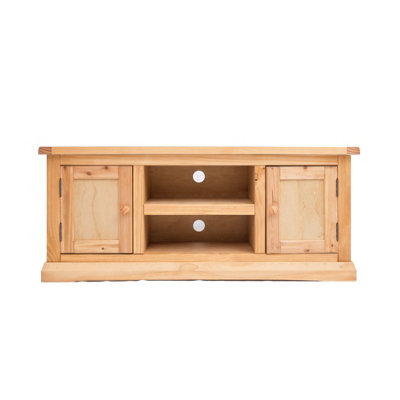 Cabinet Bits Lucca Waxed 2 Door Tv Cabinet Wood Knob - image 1