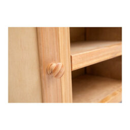 Cabinet Bits Lucca Waxed 2 Door Tv Cabinet Wood Knob - thumbnail 5
