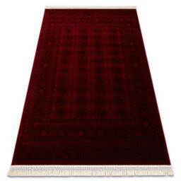 RugsX Orient 6889 Carpet Burgundy Black Buchara, Frame, Oriental, With Fringes 150X230 Cm - thumbnail 4