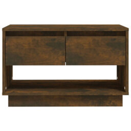 Berkfield Durable Tv Cabinet Smoked Oak 70X41X44 Cm Engineered Wood - thumbnail 5