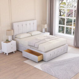 Sloomy Cambridge Divan Bed Set With 2 Drawers Footend - Plush Velvet - thumbnail 2