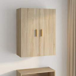 Berkfield Hanging Wall Cabinet Sonoma Oak 69.5X34X90 Cm - thumbnail 1