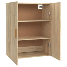 Berkfield Hanging Wall Cabinet Sonoma Oak 69.5X34X90 Cm - thumbnail 8