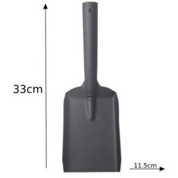 Finetree Coal Scuttle Bucket And Shovel Set, 33Cm, Black Powder-Coated Steel, Fireside Storage - thumbnail 8