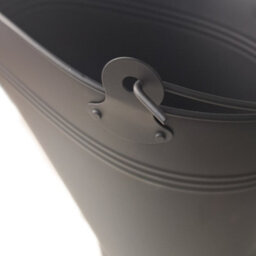 Finetree Coal Scuttle Bucket And Shovel Set, 33Cm, Black Powder-Coated Steel, Fireside Storage - thumbnail 7