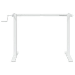 Walplus Adjustable Standing Desk White Steel Frame 94 To 135X60 Cm - thumbnail 5