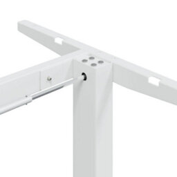 Walplus Adjustable Standing Desk White Steel Frame 94 To 135X60 Cm - thumbnail 9