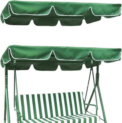 Waterproof And Uv-Resistant Replacement Canopy For 3-Seater Garden Swing - image 1