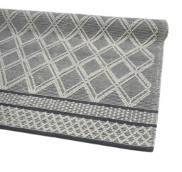 Furniturebox Uk Maeve Grey Diamond Pattern Wool Rug 120X170Cm - thumbnail 5