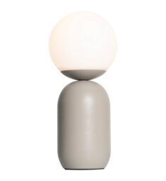 Nordlux Notti Metal Table Lamp Hand Blown Glass Grey,mains - thumbnail 3