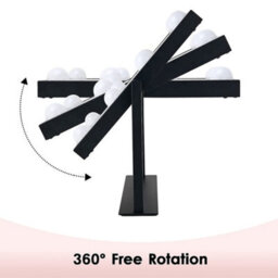 Living And Home Hollywood Makeup Mirror 3 Color Lighting 360 Degree Smart Control - thumbnail 4