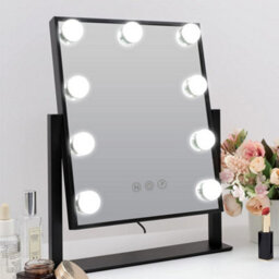 Living And Home Hollywood Makeup Mirror 3 Color Lighting 360 Degree Smart Control - thumbnail 1