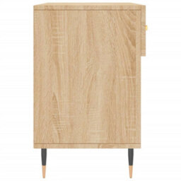 Berkfield Shoe Bench Sonoma Oak 102X35X55 Cm Engineered Wood - thumbnail 7
