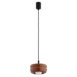 Luminosa Lighting Luminosa Tevo Slim Pendant Ceiling Light Terracotta, Opal Matte G9 - thumbnail 4
