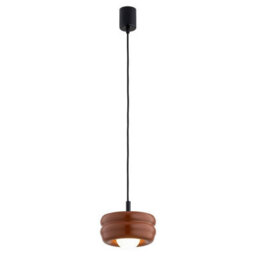 Luminosa Lighting Luminosa Tevo Slim Pendant Ceiling Light Terracotta, Opal Matte G9 - thumbnail 1