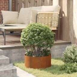 Berkfield Garden Planter Brown 40 X 40 X 20 Cm Corten Steel - thumbnail 4