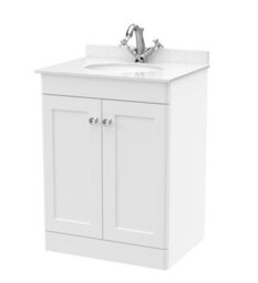 Nuie 600 F/s 2-Door Unit & Marble Top
