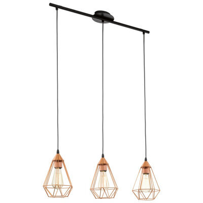 Stylish Copper Wire Cage Pendant Light For Kitchen Island - image 1
