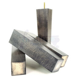 L&F 4 Wood Furniture Legs M10 220mm High Black Wash Replacement Square Tapered Sofa Feet Stools Chairs Cabinets Beds - thumbnail 4