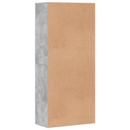 Berkfield Shoe Cabinet Concrete Grey 80X39X178 Cm Engineered Wood - thumbnail 5