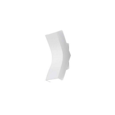 Luminosa Lighting Luminosa Leds C4 Bend Led Flush Up Down Wall Light White Lacquered 880Lm 3000K
