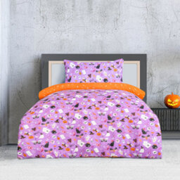 Smart Living Luxury Soft Reversible Celestial Halloween Duvet Cover & Pillowcases