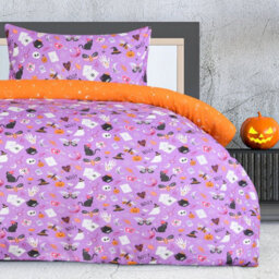 Smart Living Luxury Soft Reversible Celestial Halloween Duvet Cover & Pillowcases - thumbnail 7