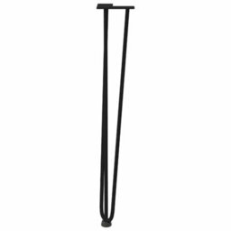 Walplus Hairpin Legs For Console Tables For Console Table 4 Pcs Black 72 Cm Solid Steel - thumbnail 5