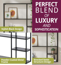 Hallowood Furniture Bewdley Wall Shelves 100X90Cm - thumbnail 4