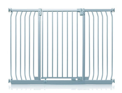 Safetots Extra Tall Elite Safety Gate, 143Cm - 152Cm, Matt Grey, Extra Tall 96.8Cm In Height, Pressure Fit Stair Gate - image 1