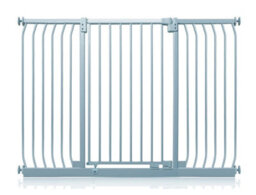 Safetots Extra Tall Elite Safety Gate, 143Cm - 152Cm, Matt Grey, Extra Tall 96.8Cm In Height, Pressure Fit Stair Gate - thumbnail 1
