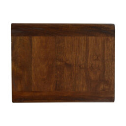 Artisan Furniture Solid Wood Floating Curved Chestnut Bedside, 2 Drawers, Brown - thumbnail 9