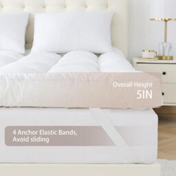 Hotel Quality Mattress Topper 10Cm 4Inch Thick Deep Toppers Super King 200Cmx180Cm - thumbnail 6