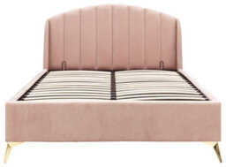 Gfw Pettine 150Cm End Lift Ottoman Bed King Size Blush Pink - thumbnail 3