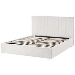Beliani Ottoman Bed Fabric Tarascon 140 X 200 Cm (Eu Double) Light Beige - thumbnail 4
