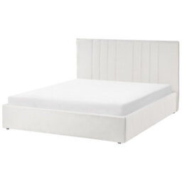 Beliani Ottoman Bed Fabric Tarascon 140 X 200 Cm (Eu Double) Light Beige - thumbnail 5