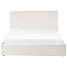 Beliani Ottoman Bed Fabric Tarascon 140 X 200 Cm (Eu Double) Light Beige - thumbnail 6