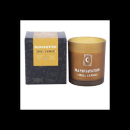 Manifestation Cinnamon & Clove Scented Candle Gold Glass Spell Candle - thumbnail 2