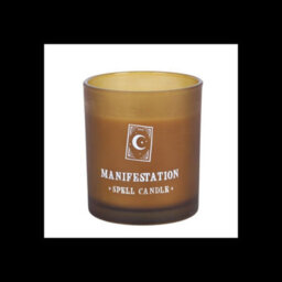 Manifestation Cinnamon & Clove Scented Candle Gold Glass Spell Candle - thumbnail 3