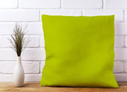 Warren Reed Designer Lime Green Cushions 45Cm X 45Cm - thumbnail 2