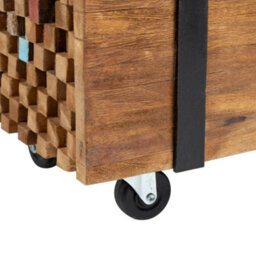 Walplus Tv Stand 110X30X32.5 Cm Solid Teak Wood - thumbnail 5