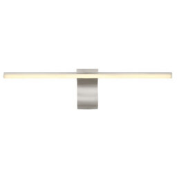 Luminosa Lighting Luminosa Pepe Bathroom Over Mirror Light Nickel Matt Ip44 Led 4000K - thumbnail 3
